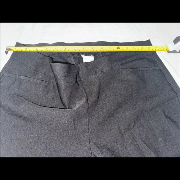 Chico's Black Ponte Pants Slacks Women's Size 16 Trousers - Picture 6 of 10